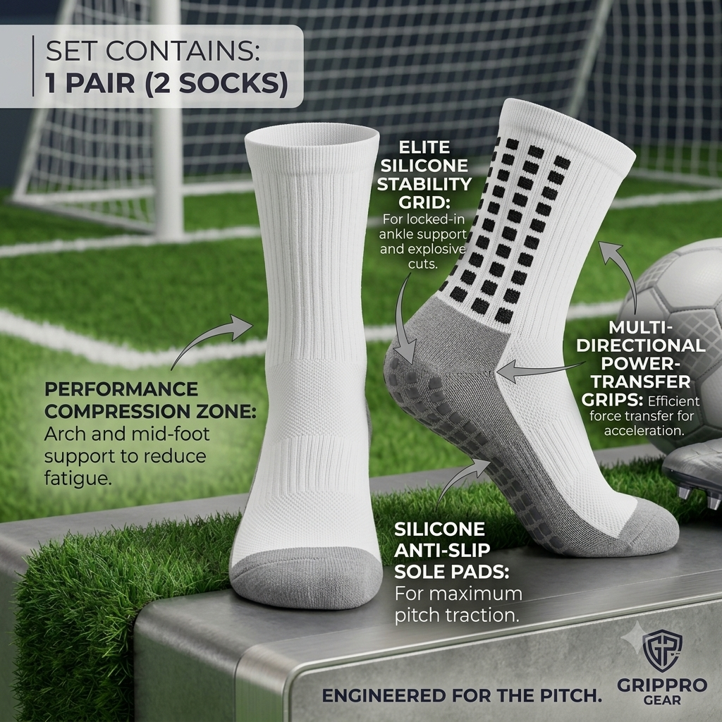 Pro Drip Anti-Slip Football Grip Socks