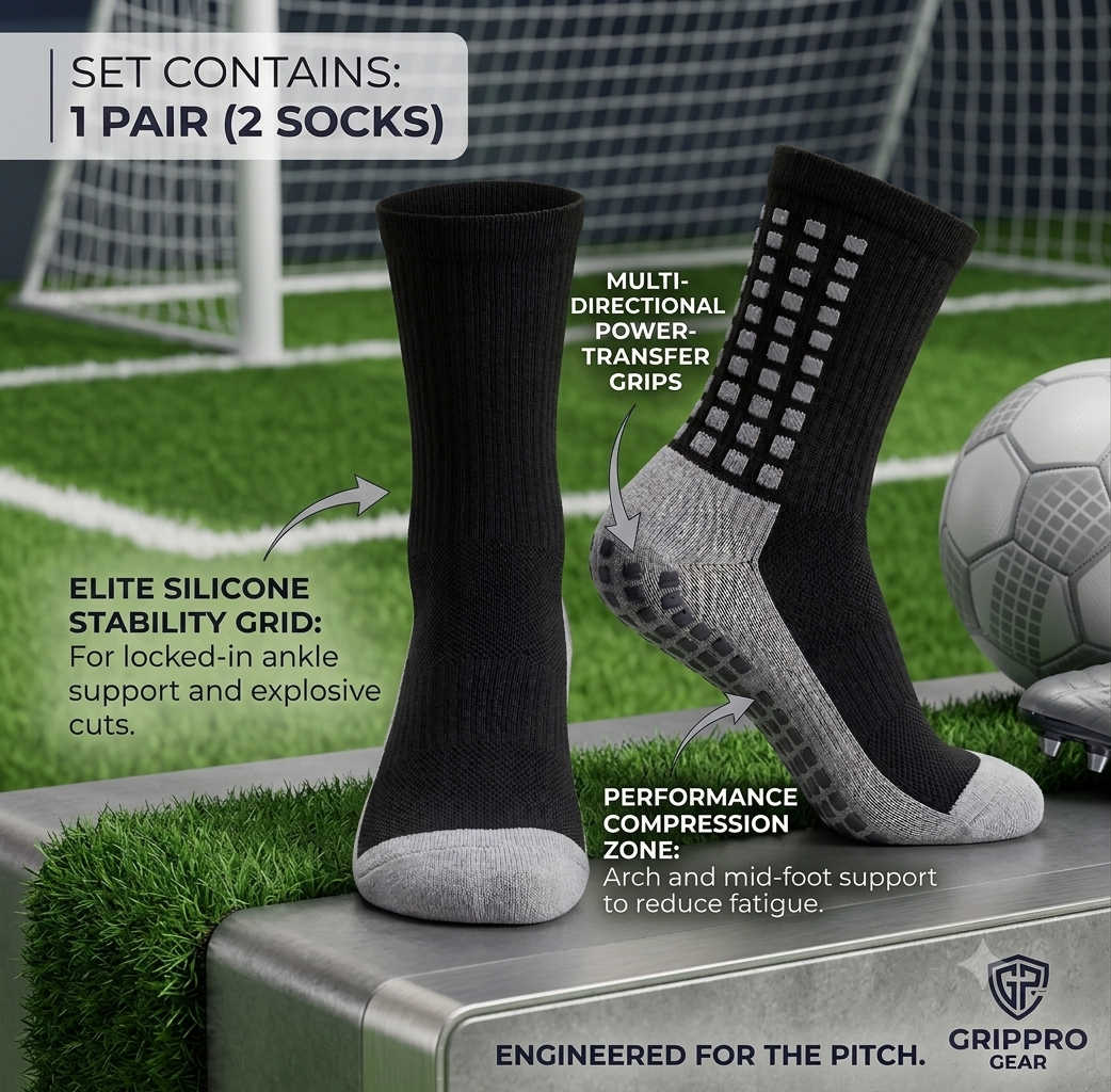Pro Drip Anti-Slip Football Grip Socks