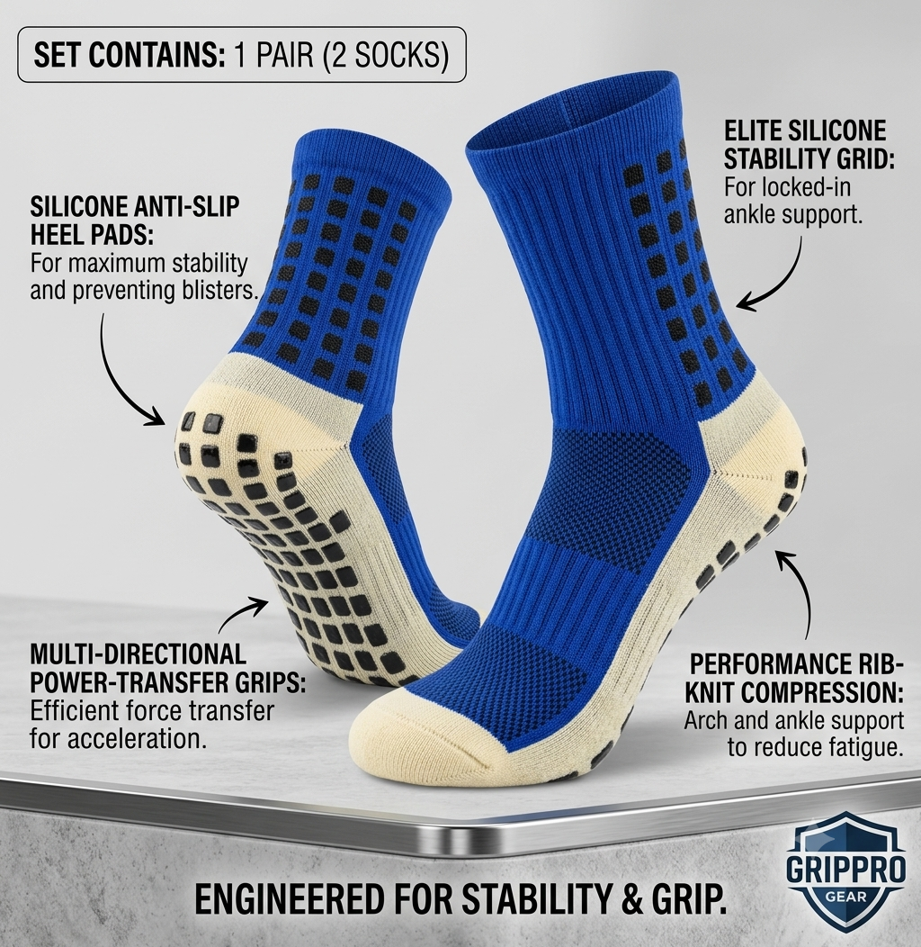 Pro Drip Anti-Slip Football Grip Socks