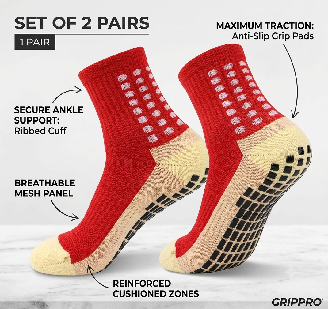 Pro Drip Anti-Slip Football Grip Socks
