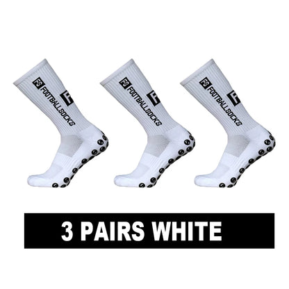 Pro Drip Anti-Slip Football Grip Socks (3-Pack)